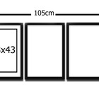 Kit 3 Quadros Decorativos Com Moldura Para Sala Quarto Abstra