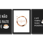 Kit 3 Quadros Decorativos Com Moldura Para Sala Quarto Que Nã