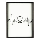 Kit 3 Quadros Decorativos Conjunto Moderno com Moldura Madeir