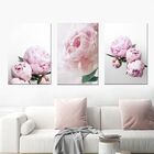 Kit 3 Quadros Decorativos Flores Rosa Rose