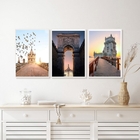 Kit 3 Quadros Decorativos Fotos De Portugal 24x18cm - Com Vid