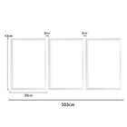 Kit 3 Quadros Decorativos Infantil Dinossauros Coloridos Quar