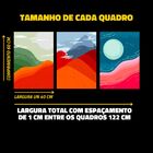 Kit 3 Quadros Decorativos Minimalista Folhagem Botânico