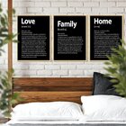 Kit 3 Quadros Decorativos Para Corredor E Hall De Entrada Fam