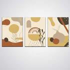 Kit 3 Quadros Decorativos Placas Frases Motivacionais Deus Fé