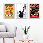 Kit 3 Quadros Decorativos Rocky Balboa lutas 45x34cm Moldura: