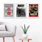 Kit 3 Quadros Decorativos Rocky Balboa posters 33x24cm Moldur