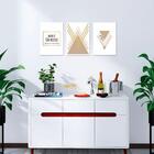 Kit 3 Quadros Decorativos Sonhos 21x30 Pvc Luven Bra