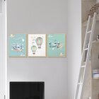 Kit 3 Quadros Decorativos Tema Infantil Quarto Bebe Desenhos