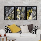 Kit 3 Quadros Decorativos Viagens Com Moldura 48 X 63 Cm