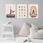 Kit 3 Quadros Decorativos Yoga- Posições 24x18cm - Com Vidro
