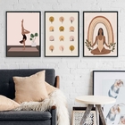 Kit 3 Quadros Decorativos Yoga- Posições 24x18cm Moldura:made