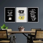 Kit 3 Quadros Depois Do Café Eu Me Expresso 45x34cm - Com Vid