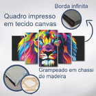 Kit 3 Quadros Flores Rosa Com Branco