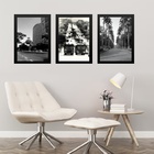 Kit 3 Quadros Fotografias Cidade De Belo Horizonte 45x34cm Mo