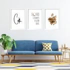 Kit 3 Quadros Grandes Coffee Is Always A Good Idea 60x48cm Mo