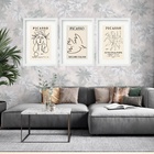 Kit 3 Quadros Grandes Picasso Portrait Imaginaires Collection