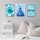 Kit 3 Quadros Iemanjá - Fé E Gratidão 33x24cm - Com Vidro Mol