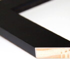 Kit 3 Quadros Mãos Douradas Canvas Moldura Preta 60x40cm