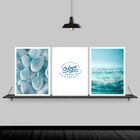 Kit 3 Quadros Mar Odayá Iemanjá 33x24cm - Com Vidro Moldura:m