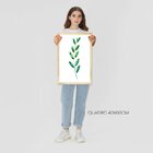 Kit 3 Quadros Para Decoração Sala Folhas Ramos Cozinha