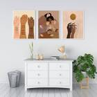 Kit 3 Quadros Racism Is Over 24x18cm - Com Vidro Moldura:made