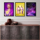 Kit 3 Quadros Saint Germain E Jesus Cristo 24x18cm - Com Vidr