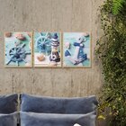 Kit 3 Quadros Temáticos Decorativos Ambiente Sala Navio Âncor