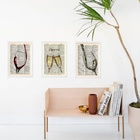 Kit 3 Quadros Vintage Bar Vinhos E Espumante 24x18cm Moldura: