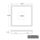 Kit 3 Ralos Inox Tampa Oculta Invisível 15x15 Nao É Pvc Acaba