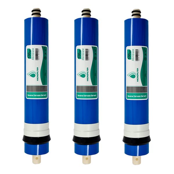 Kit 3 Refil Membrana De Osmose Reversa Hidrotek 100gpd 2012 A