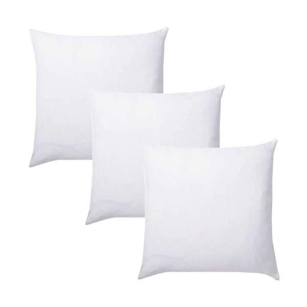 Kit 3 Refis Enchimento Para Almofada Em Fibra Siliconada 50x5