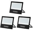 Kit 3 Refletores Led 100w Luz Branca 6500k Taschibra