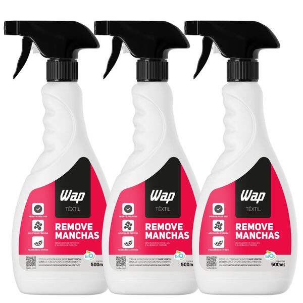Kit 3 Removedores Manchas Biodegradável Tecidos Delicados Ph
