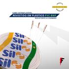 Kit 3 Rolo 100m Fio Cabo Flex  750v  2.5 Mm Branco