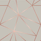 Kit 3 Rolos Papel De Parede Zara Fendi Rose Gold