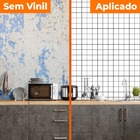 Kit 3 Rolos Papel Parede Adesivo Azulejo Metro Branco 15m