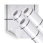 Kit 3 Rolos Papel Parede Adesivo Azulejo Metro Branco 15m