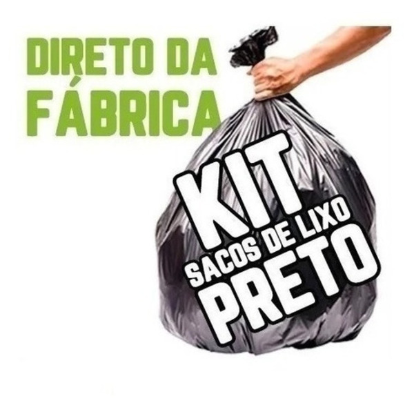 Kit 3 Saco De Lixo 100 Lts + Brinde Gratis