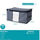 Kit 3 Saco Organizador Edredom Cobertor Lençol Fronha Casita