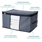Kit 3 Saco Organizador Edredom Cobertor Lençol Fronha Casita