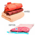 Kit 3 Saco Para Armazenagem A Vácuo Vac Bag Impermeável Para