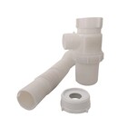 Kit 3 Sifão Copo Sanfonado P/ Pias/lavatórios/tanques Astra