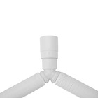 Kit 3 Sifão Duplo Sanfonado/extensivo Universal Abs Branco