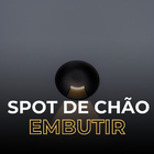 Kit 3 Spot Embutido De Chão Balizador 1 Facho Led 1w 3000k