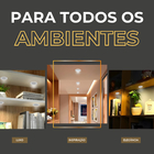 Kit 3 Spot Embutir De Led Downlight 5w 3000k Redondo Recuado