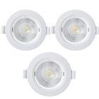 Kit 3 Spot Embutir Taschibra Alltop Redondo Led 10w 6500k