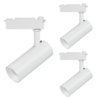 Kit 3 Spot Longo Led Mr16 Para Trilho Eletrificado Branco 300