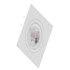 Kit 3 Spots Embutir Mr11 Quadrado Branco Face Plana - Saveene