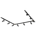 Kit 3 Spots para Trilho com 2 Conectores LED Luz Amarela Bivolt 9W Inspire